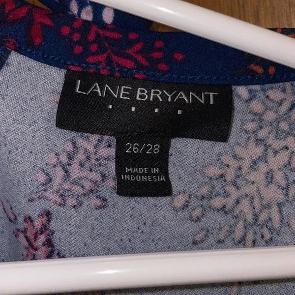 Lane Bryant Knee Length Floral Dress - Picture 2 of 3